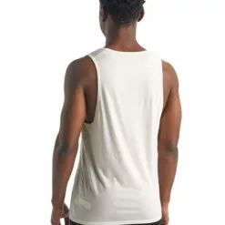 Icebreaker Merino Anatomica Mens Merino Tank Top Snow 14 Icebreaker Merino Anatomica Mens Merino Tank Top Snow -Wild Earth Shop 103034001L 2