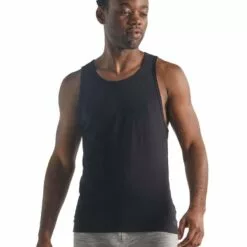 Icebreaker Merino Anatomica Mens Merino Tank Top Snow 15 Icebreaker Merino Anatomica Mens Merino Tank Top Snow -Wild Earth Shop 103034001L 3