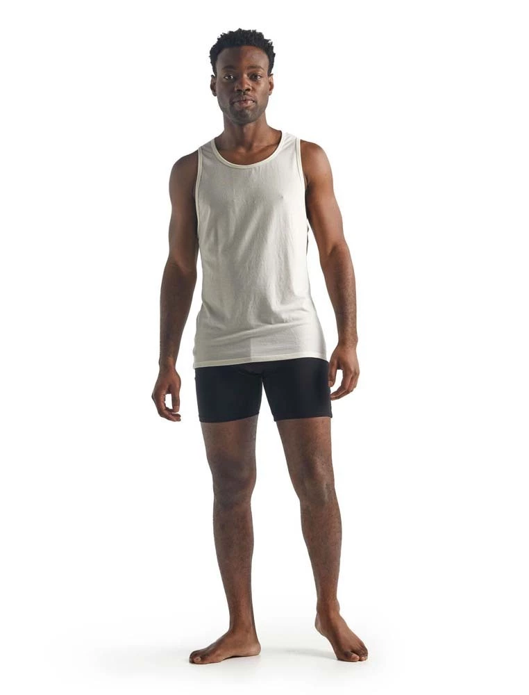 Icebreaker Merino Anatomica Mens Merino Tank Top Snow 6 Icebreaker Merino Anatomica Mens Merino Tank Top Snow - Image 6