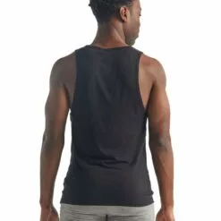 Icebreaker Merino Anatomica Mens Merino Tank Top Snow 17 Icebreaker Merino Anatomica Mens Merino Tank Top Snow -Wild Earth Shop 103034001L 5