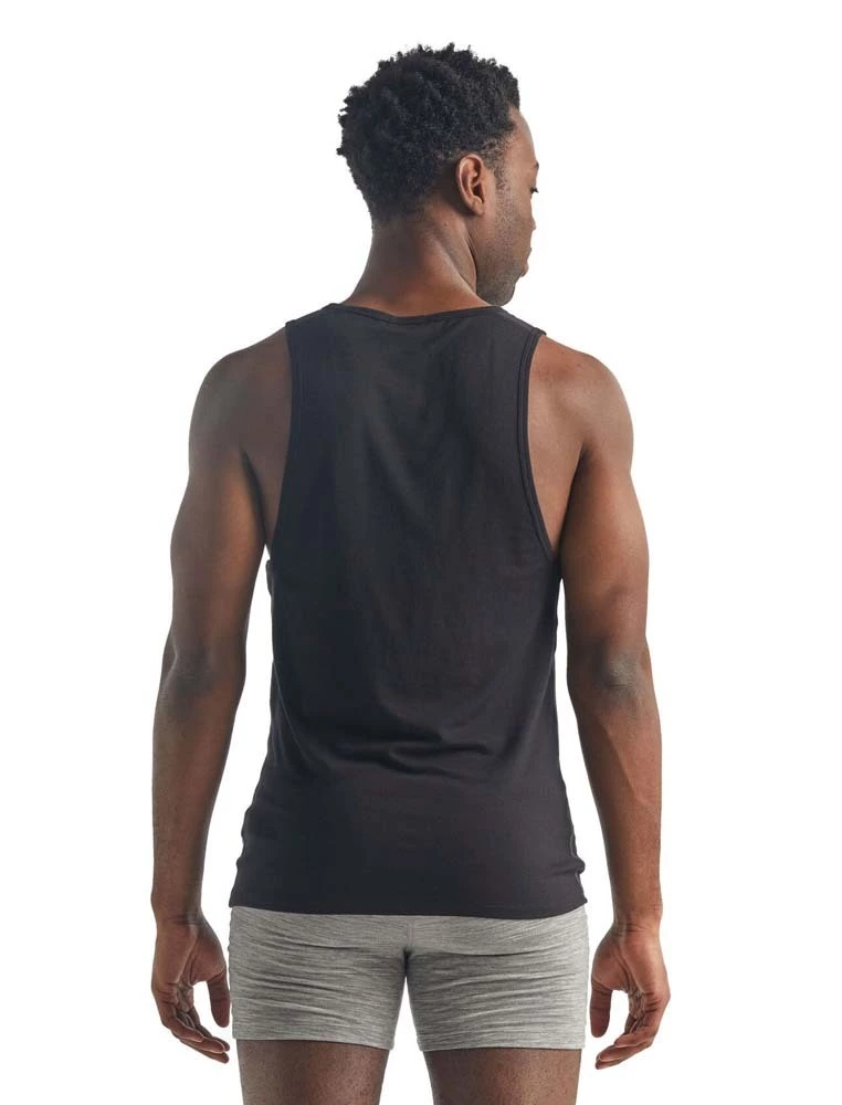 Icebreaker Merino Anatomica Mens Merino Tank Top Snow 7 Icebreaker Merino Anatomica Mens Merino Tank Top Snow - Image 7