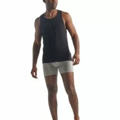 Icebreaker Merino Anatomica Mens Merino Tank Top Snow 19 Icebreaker Merino Anatomica Mens Merino Tank Top Snow -Wild Earth Shop 103034001L 7