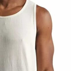 Icebreaker Merino Anatomica Mens Merino Tank Top Snow 20 Icebreaker Merino Anatomica Mens Merino Tank Top Snow -Wild Earth Shop 103034001L 8