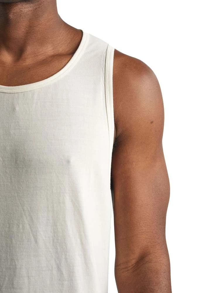 Icebreaker Merino Anatomica Mens Merino Tank Top Snow 10 Icebreaker Merino Anatomica Mens Merino Tank Top Snow - Image 10