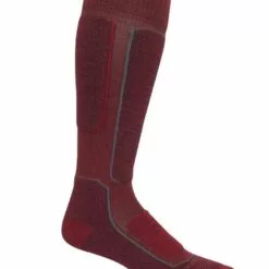 Alternative view of Icebreaker Ski+ Medium Over The Calf Mens Merino Ski Socks Cabernet