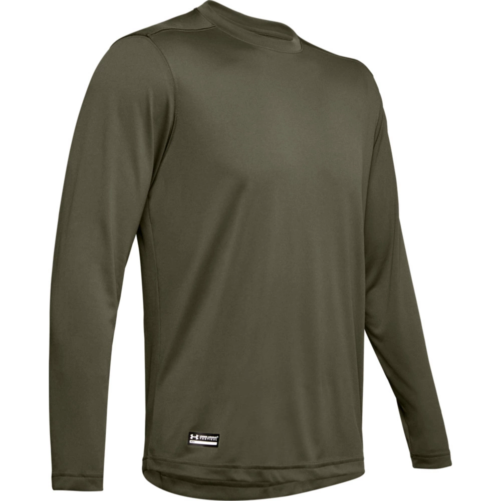 Under Armour Tactical UA Tech Mens Long Sleeve T-Shirt Green 1 Under Armour Tactical UA Tech Mens Long Sleeve T-Shirt Green