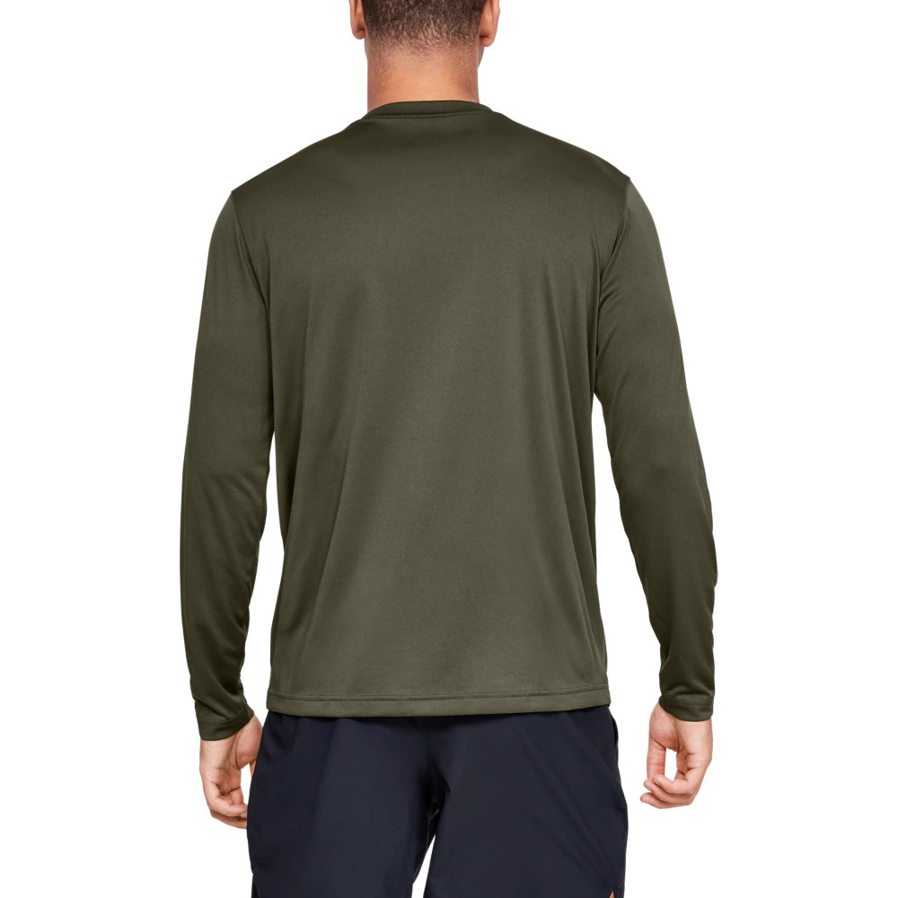 Under Armour Tactical UA Tech Mens Long Sleeve T-Shirt Green 9 Under Armour Tactical UA Tech Mens Long Sleeve T-Shirt Green - Image 9