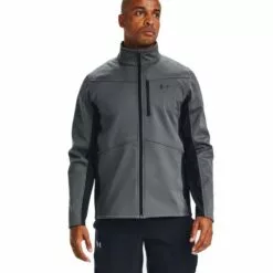 Under Armour ColdGear Infrared Shield Mens Performance Jacket Pitch Gray/Black