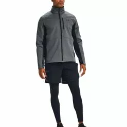 Alternative view of Under Armour ColdGear Infrared Shield Mens Performance Jacket Pitch Gray/Black
