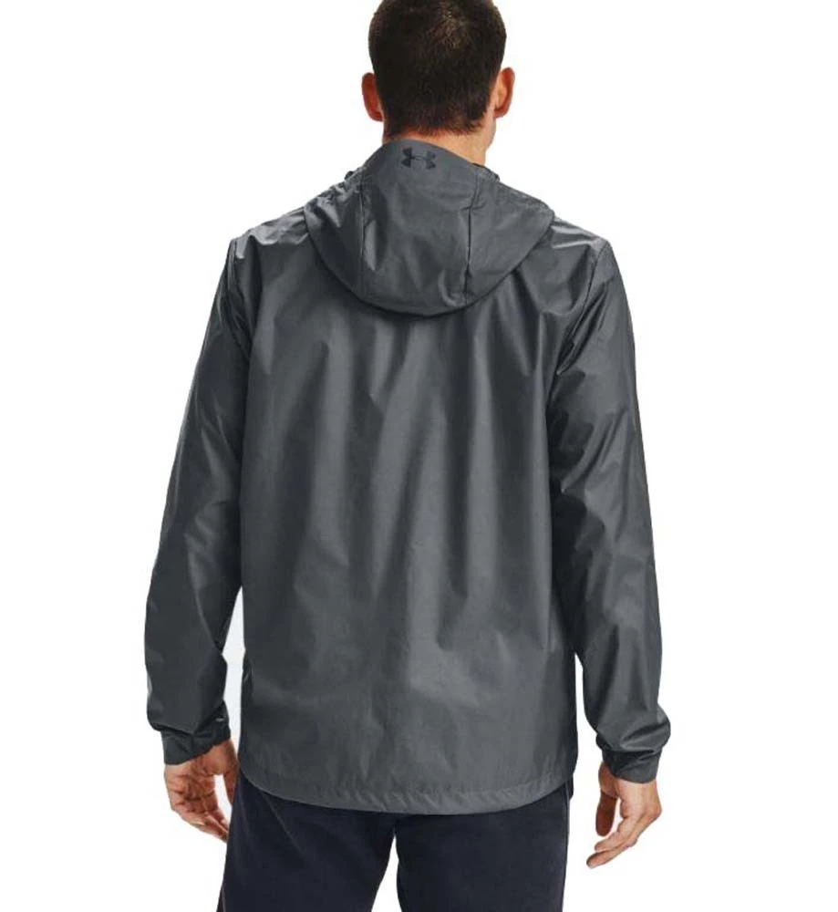 Under Armour Forefront Rain Mens Waterproof Jacket Black/Steel 5 Under Armour Forefront Rain Mens Waterproof Jacket Black/Steel - Image 5