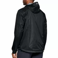 Under Armour Forefront Rain Mens Waterproof Jacket Black/Steel 17 Under Armour Forefront Rain Mens Waterproof Jacket Black/Steel -Wild Earth Shop 1321439 001 XXL 3