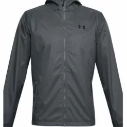 Under Armour Forefront Rain Mens Waterproof Jacket Black/Steel 21 Under Armour Forefront Rain Mens Waterproof Jacket Black/Steel -Wild Earth Shop 1321439 001 XXL 7