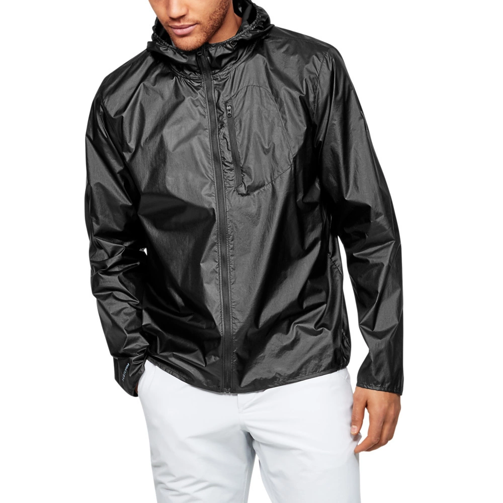 Under Armour OD Impasse Wind Mens Running Jacket Grey 7 Under Armour OD Impasse Wind Mens Running Jacket Grey - Image 7