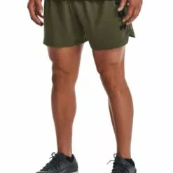 Alternative view of Under Armour Speedpocket 5'' Mens Running Shorts Marine OD Green / Black