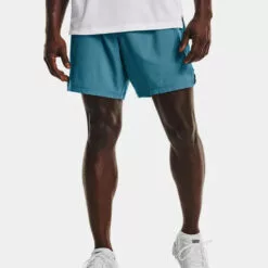 Under Armour SpeedPocket 7'' Mens Running Shorts Jet Gray / Reflective 15 Under Armour SpeedPocket 7'' Mens Running Shorts Jet Gray / Reflective -Wild Earth Shop 1361487 597 MD