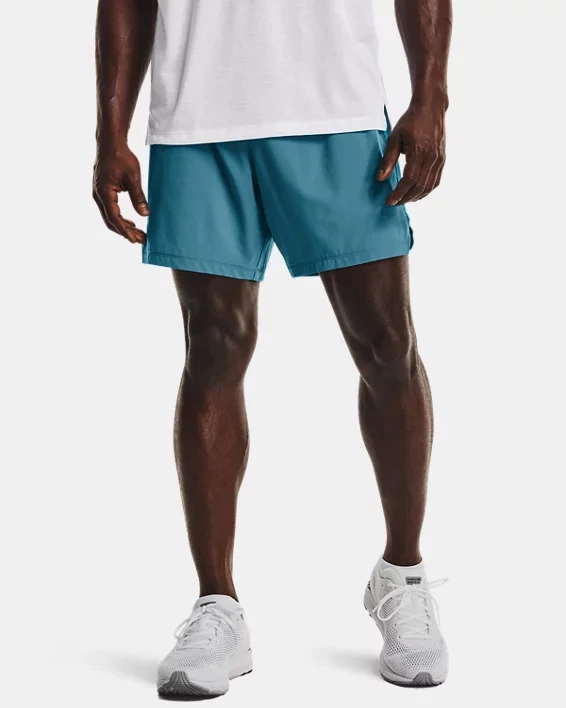 Under Armour SpeedPocket 7'' Mens Running Shorts Jet Gray / Reflective 2 Under Armour SpeedPocket 7'' Mens Running Shorts Jet Gray / Reflective - Image 2