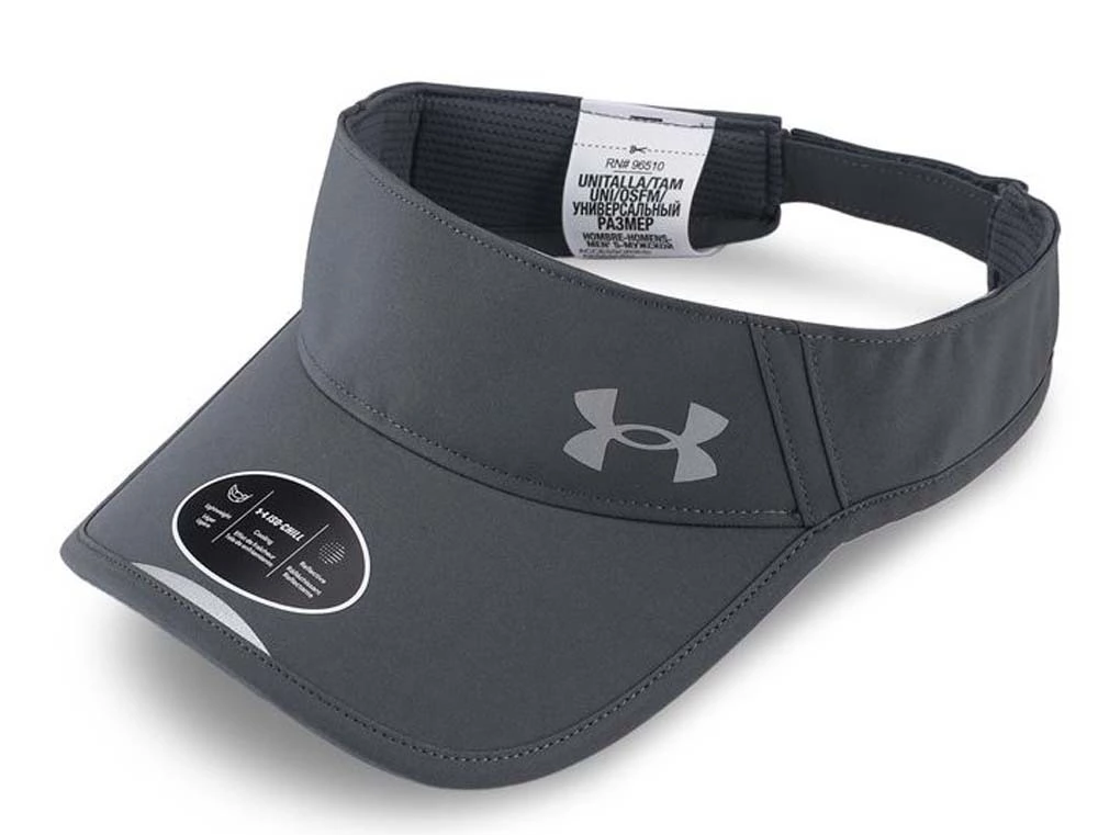 Under Armour Iso-Chill Launch Run Mens Visor Pitch Gray/Pitch Gray/Reflective 4 Under Armour Iso-Chill Launch Run Mens Visor Pitch Gray/Pitch Gray/Reflective - Image 4