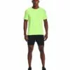 Under Armour RUSH Run 2-in-1 Mens Running Shorts Black/Reflective