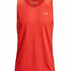 Under Armour Iso-Chill Run 200 Mens Singlet Black/Pitch Gray/Reflective 19 Under Armour Iso-Chill Run 200 Mens Singlet Black/Pitch Gray/Reflective -Wild Earth Shop 1361927 857 LG 4