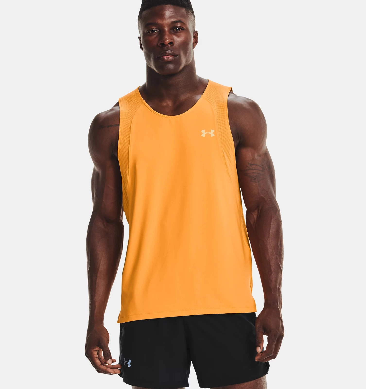 Under Armour Iso-Chill Run 200 Mens Singlet Black/Pitch Gray/Reflective 2 Under Armour Iso-Chill Run 200 Mens Singlet Black/Pitch Gray/Reflective - Image 2