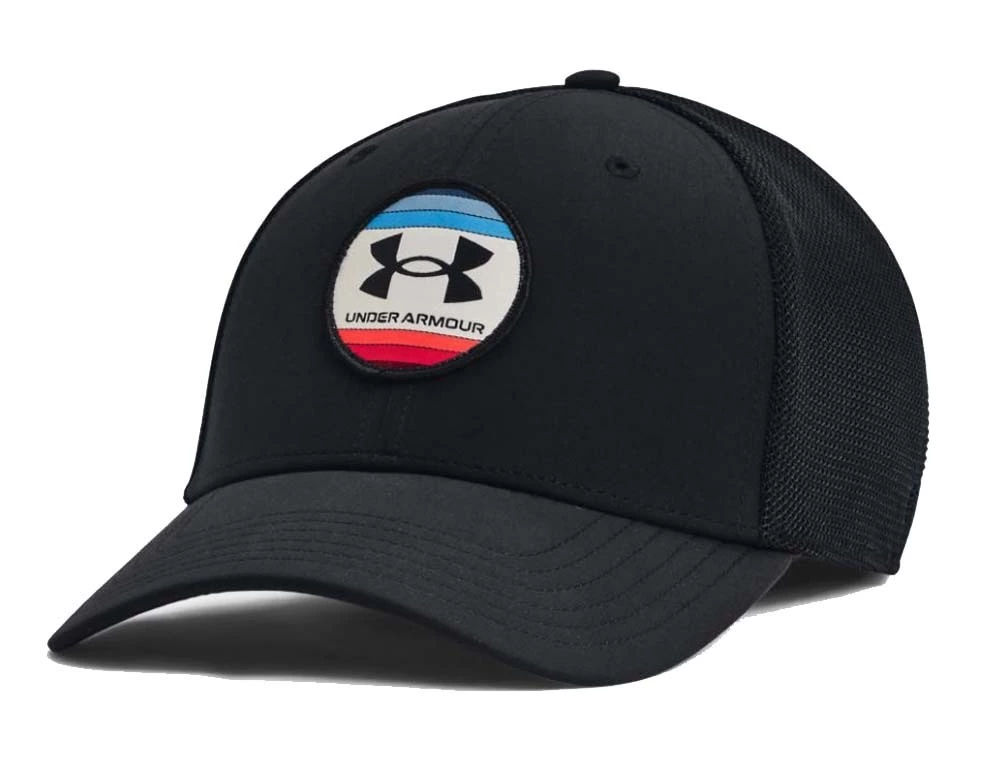 Under Armour Outdoor Graphic Mens Trucker Hat Marine OD Green/Black/Halo Gray 1 Under Armour Outdoor Graphic Mens Trucker Hat Marine OD Green/Black/Halo Gray
