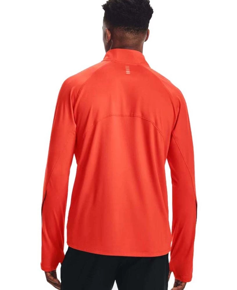 Under Armour Qualifier Run 2.0 1/2 Zip Mens Running Jacket Dark Orange/Phoenix Fire/Reflective 9 Under Armour Qualifier Run 2.0 1/2 Zip Mens Running Jacket Dark Orange/Phoenix Fire/Reflective - Image 9