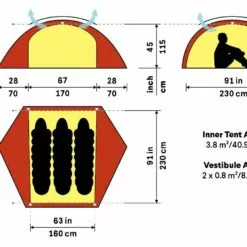 Hilleberg Allak 3 3-Person 4 Season Mountaineering Tent Red 14 Hilleberg Allak 3 3-Person 4 Season Mountaineering Tent Red -Wild Earth Shop 18112 1