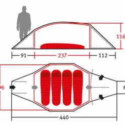 Wechsel Precursor Unlimited Line 4-Person 4 Season Tent 3 Wechsel Precursor Unlimited Line 4-Person 4 Season Tent -Wild Earth Shop 231083 1