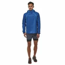 Alternative view of Patagonia Storm Racer Mens Waterproof Running Jacket Superior Blue