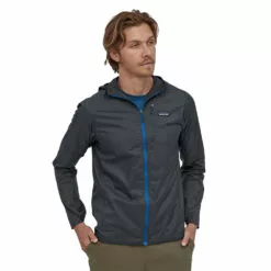 Alternative view of Patagonia Houdini Mens Lightweight Running Jacket Black