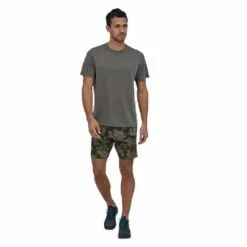 Patagonia Nine Trails 8 in. Mens Running Shorts Forge Grey 12 Patagonia Nine Trails 8 in. Mens Running Shorts Forge Grey -Wild Earth Shop 57601 BLK S 2