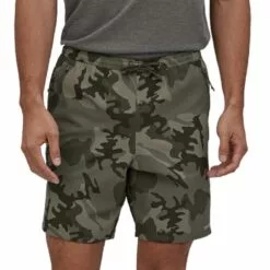 Patagonia Nine Trails 8 in. Mens Running Shorts Forge Grey 10 Patagonia Nine Trails 8 in. Mens Running Shorts Forge Grey -Wild Earth Shop 57601 BLK S