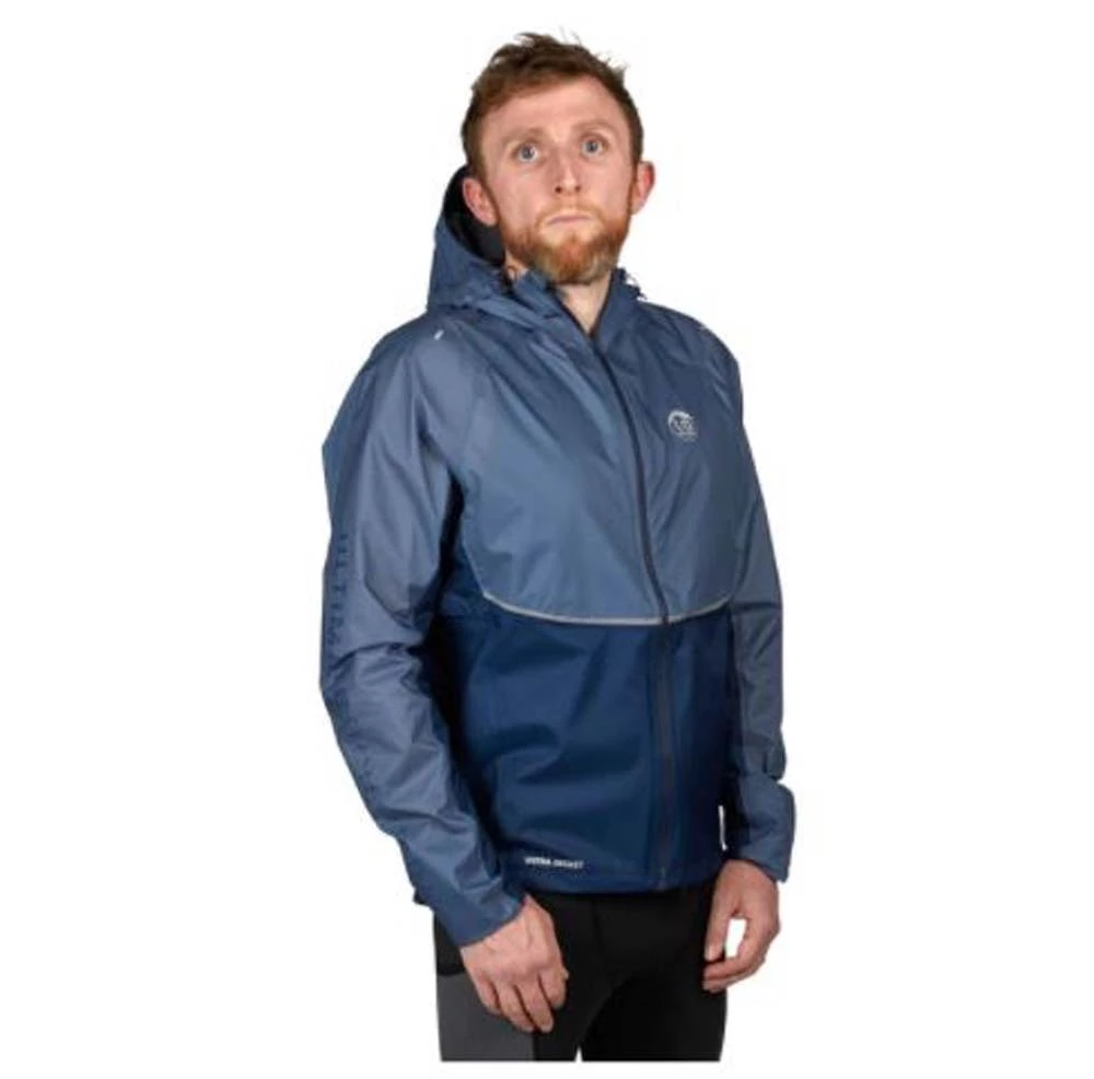 Ultimate Direction Ultra Mens Waterproof Running Jacket Navy Blue 1 Ultimate Direction Ultra Mens Waterproof Running Jacket Navy Blue