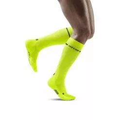CEP Neon Mens Running Socks Neon Blue
