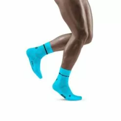 Alternative view of CEP Neon Mid-Cut Mens Running Socks Neon Yellow