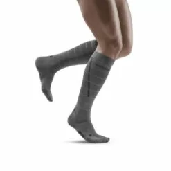 Alternative view of CEP Reflective Mens Running Socks Grey