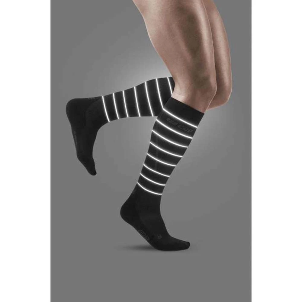CEP Reflective Mens Running Socks Grey 10 CEP Reflective Mens Running Socks Grey - Image 10
