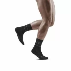 CEP Reflective Mid-Cut Mens Running Socks Grey 15 CEP Reflective Mid-Cut Mens Running Socks Grey -Wild Earth Shop CEPWP5CGZ2 1