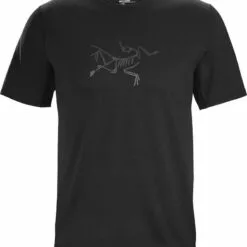 Arcteryx Cormac Logo SS Mens Running T-Shirt Black