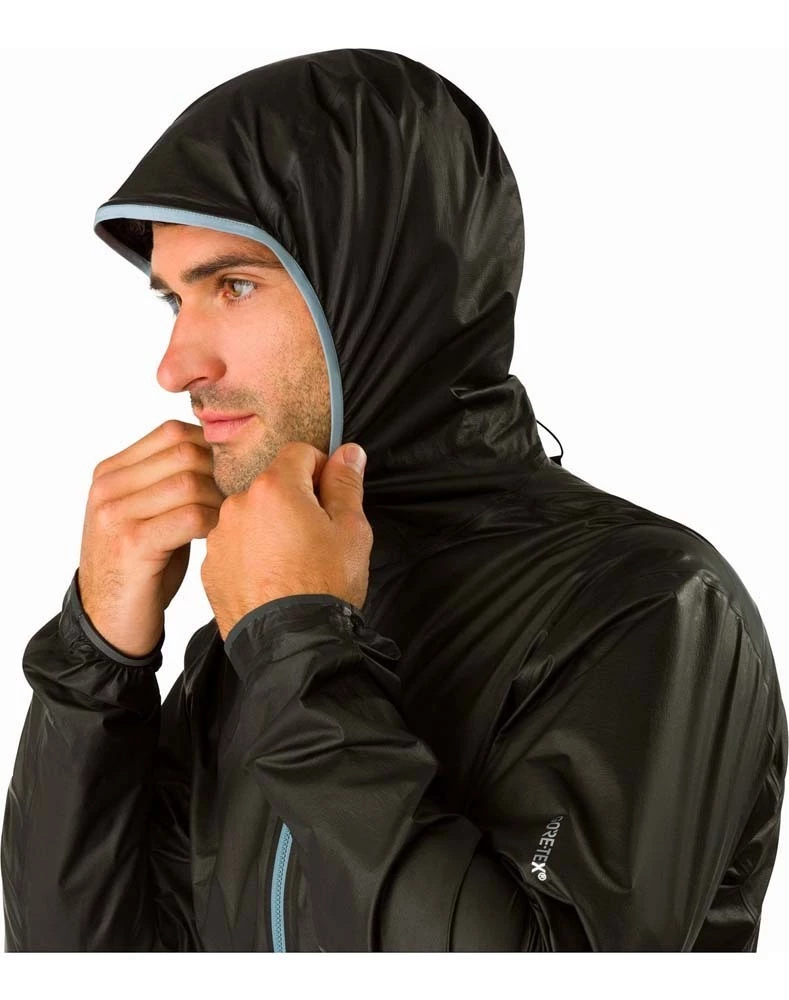 Arcteryx Norvan SL Mens Trail Running Hoody Black/Photon 2 Arcteryx Norvan SL Mens Trail Running Hoody Black/Photon - Image 2