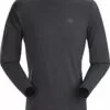 Arcteryx Motus AR Crew LS Mens T-Shirt Black Heather