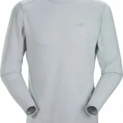 Alternative view of Arcteryx Motus AR Crew LS Mens T-Shirt Black Heather