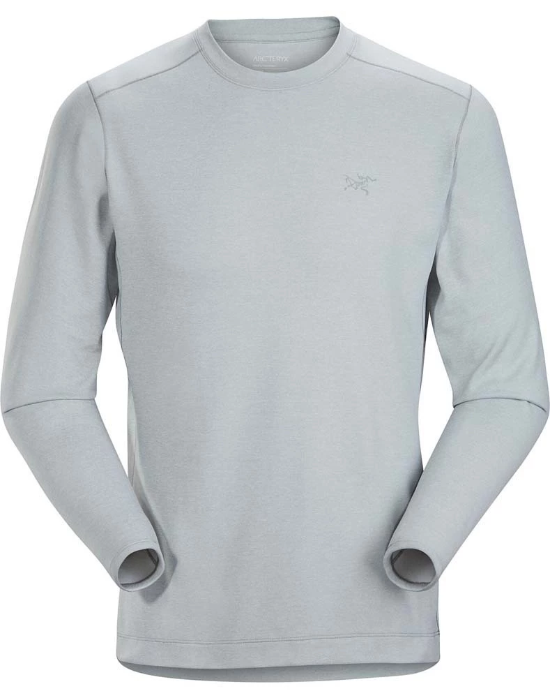 Arcteryx Motus AR Crew LS Mens T-Shirt Black Heather 2 Arcteryx Motus AR Crew LS Mens T-Shirt Black Heather - Image 2