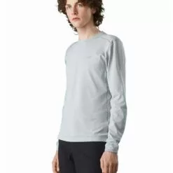 Arcteryx Motus AR Crew LS Mens T-Shirt Black Heather 11 Arcteryx Motus AR Crew LS Mens T-Shirt Black Heather -Wild Earth Shop L07704500 XL 1