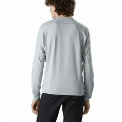Arcteryx Motus AR Crew LS Mens T-Shirt Black Heather 12 Arcteryx Motus AR Crew LS Mens T-Shirt Black Heather -Wild Earth Shop L07704500 XL 2