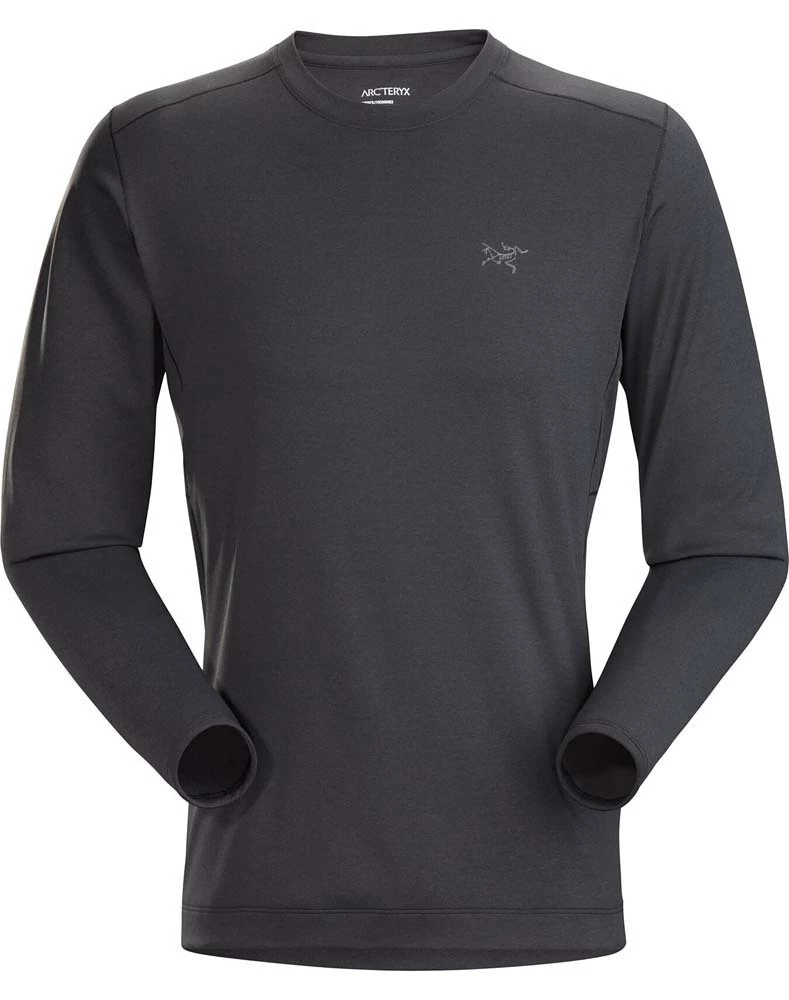 Arcteryx Motus AR Crew LS Mens T-Shirt Black Heather 3 Arcteryx Motus AR Crew LS Mens T-Shirt Black Heather - Image 3