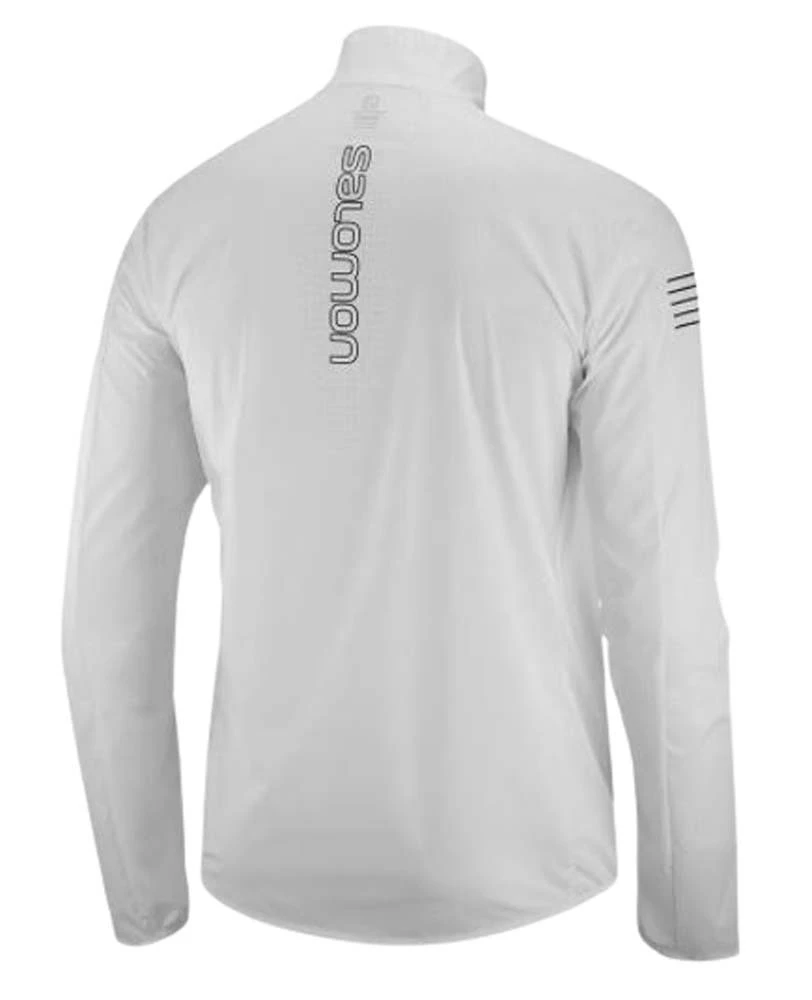 Salomon Sense Mens Windproof Running Jacket White 2 Salomon Sense Mens Windproof Running Jacket White - Image 2