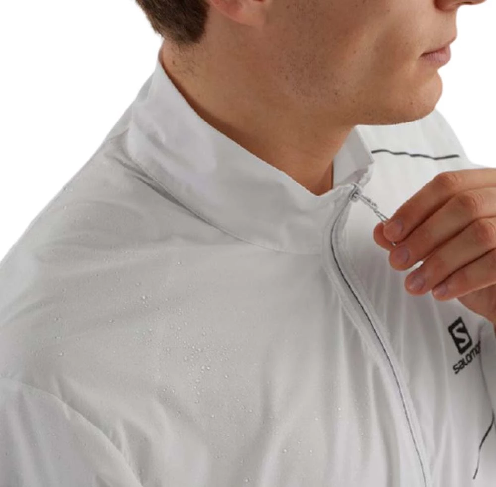 Salomon Sense Mens Windproof Running Jacket White 7 Salomon Sense Mens Windproof Running Jacket White - Image 7