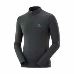 Alternative view of Salomon Essential Seamless HZ Mens Performance Midlayer Black