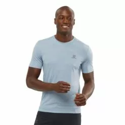 Salomon XA Trail Mens Lightweight Running T-Shirt Ebony 18 Salomon XA Trail Mens Lightweight Running T-Shirt Ebony -Wild Earth Shop LC1474900 L 3